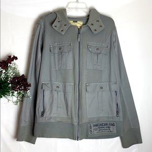 Men  American Rag Cie Military Jacket/ Size:L